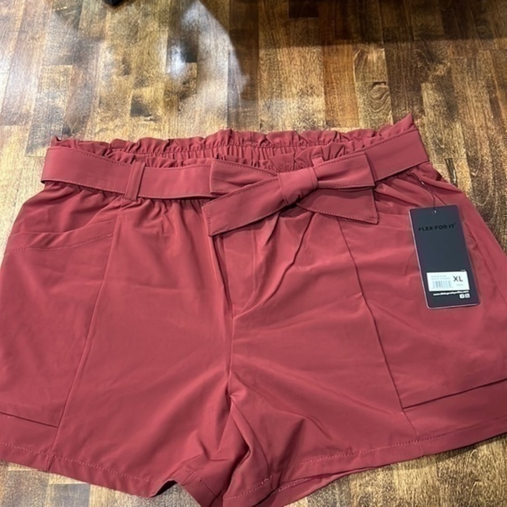 NWT Tie Waist Paperbag Shorts
90 DEGREE BY REFLEX - Picture 2 of 6